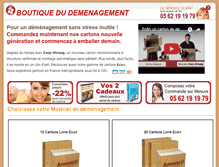 Tablet Screenshot of boutiquedudemenagement.com